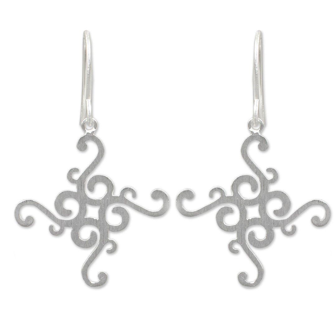 Fair Trade Earrings Thai Sterling Silver - Thai Delicacy