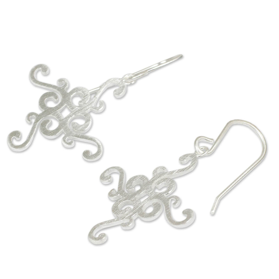 Fair Trade Earrings Thai Sterling Silver - Thai Delicacy