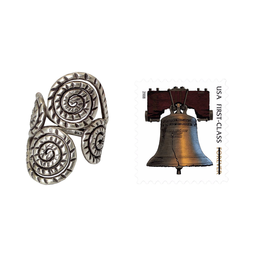 Fair Trade Sterling Silver Wrap Ring - Spiral of Love