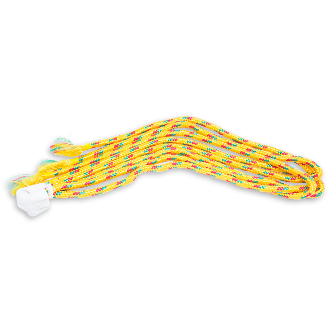 Green and Yellow Cotton Maya Hammock with Red Trim - Colima