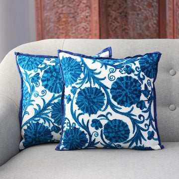 Blue Dahlias