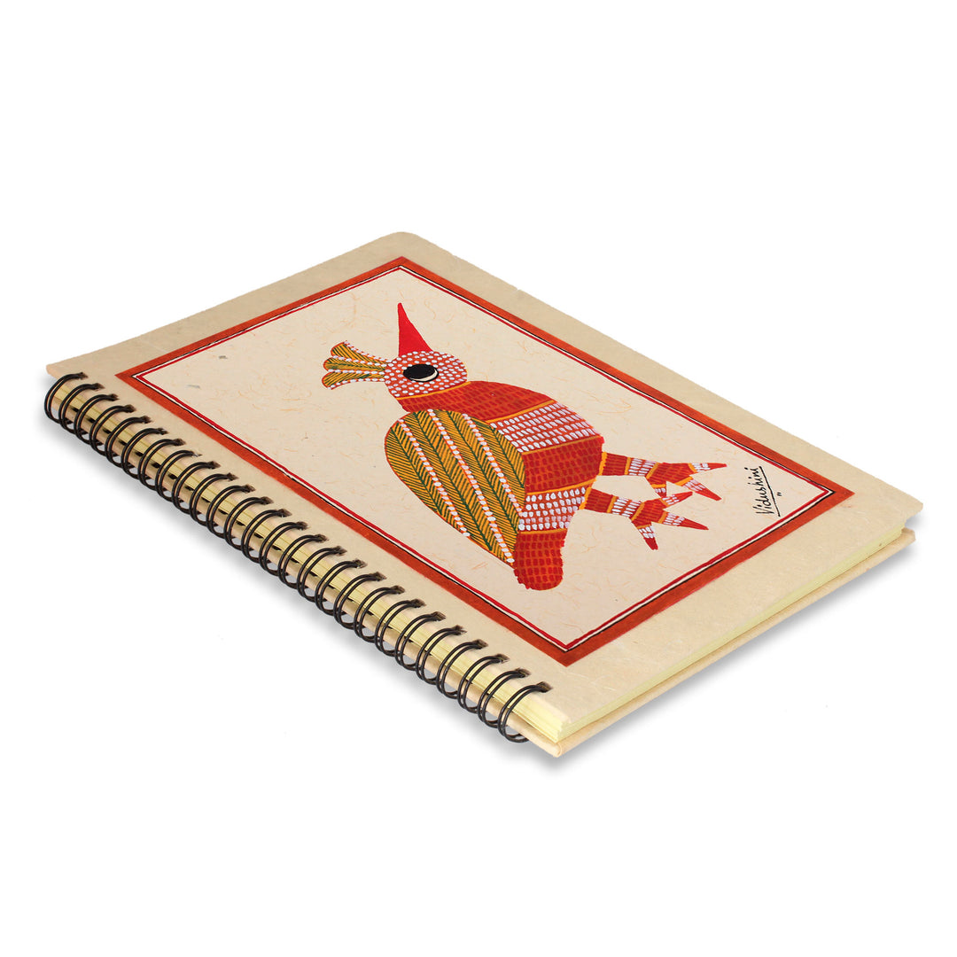 Charming Handpainted Unlined Journal with Baby Bird - Baby Bird