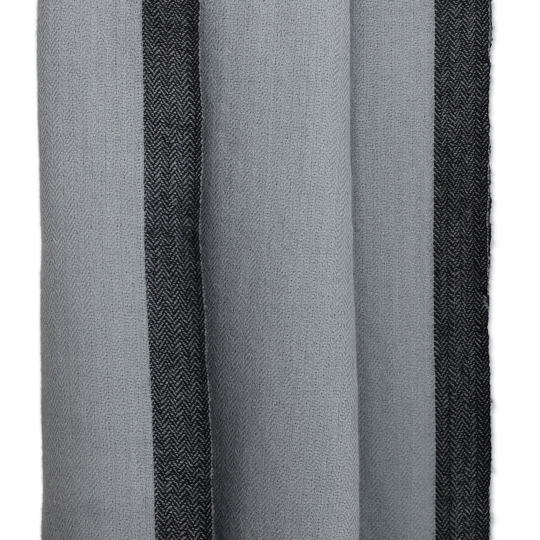 Men's Wool and Silk Scarf Muffler from India - Kashmir Olive