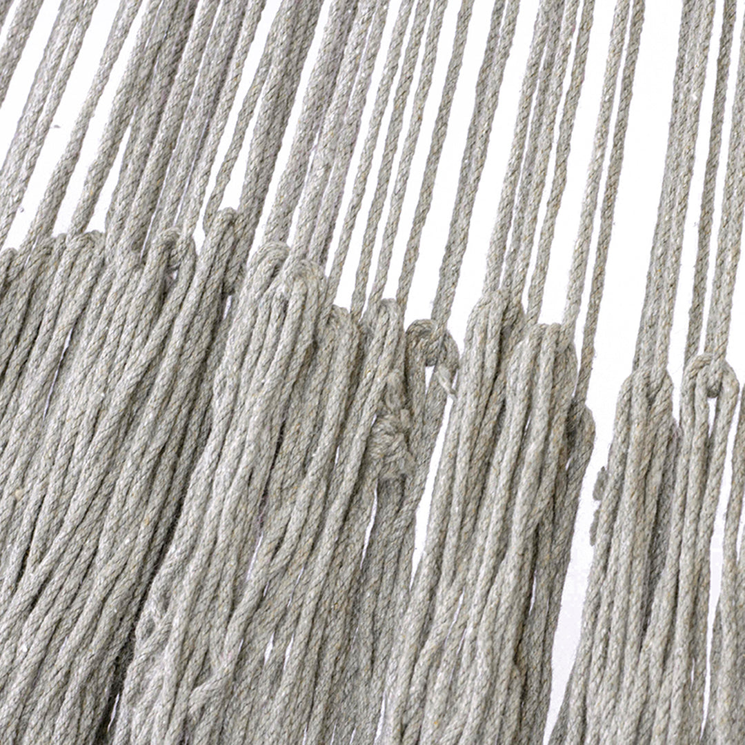 Mexican Hand Woven Grey Cotton Maya Hammock (Double) - Maya Mist