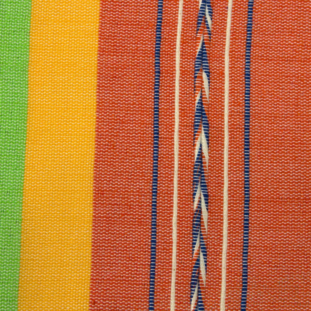 Zapotec Colorful Hand Woven Cotton Placemat - Fiesta Hues