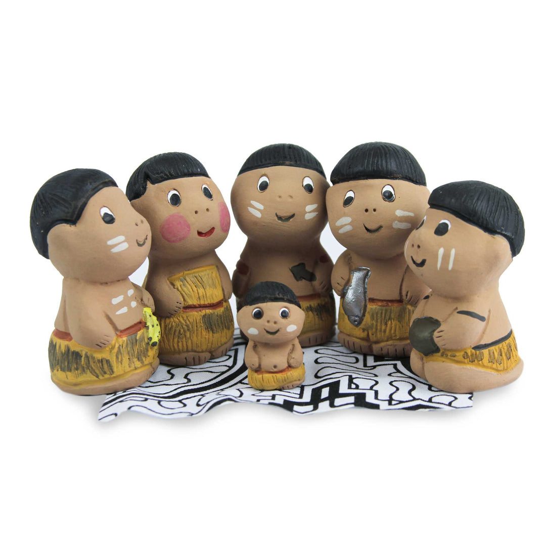 Christmas Amazonian Nativity Scene Figurines (Set of 6) - In the Amazon
