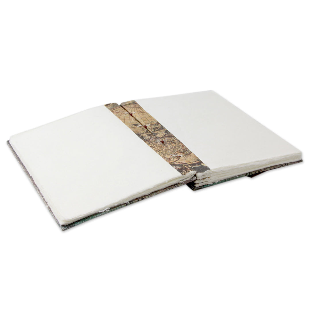 Rustic Bird Theme Journal of Handcrafted Paper - Message in Song