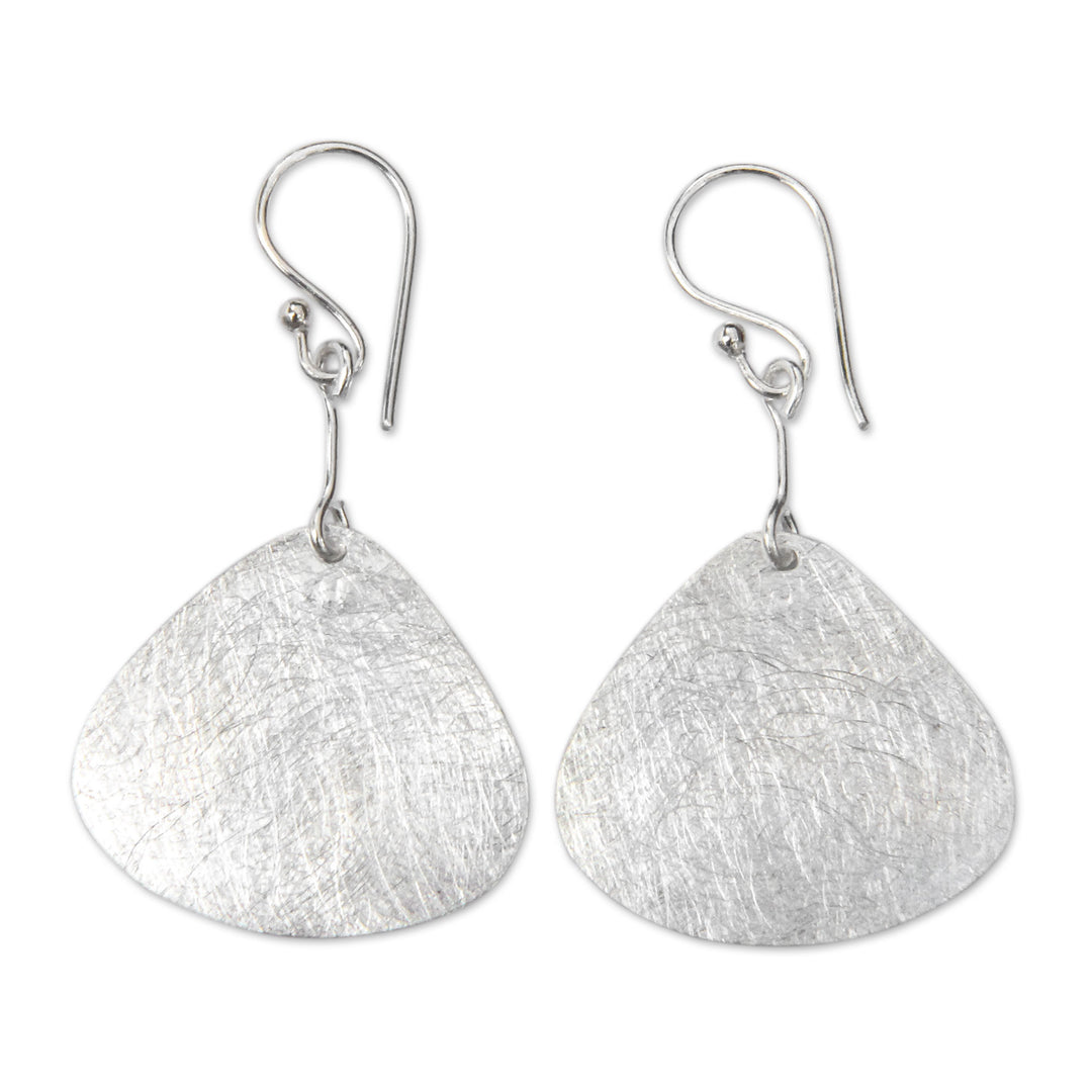 Artisan Crafted Sterling Silver Earrings from Bali - Butterfly Wings