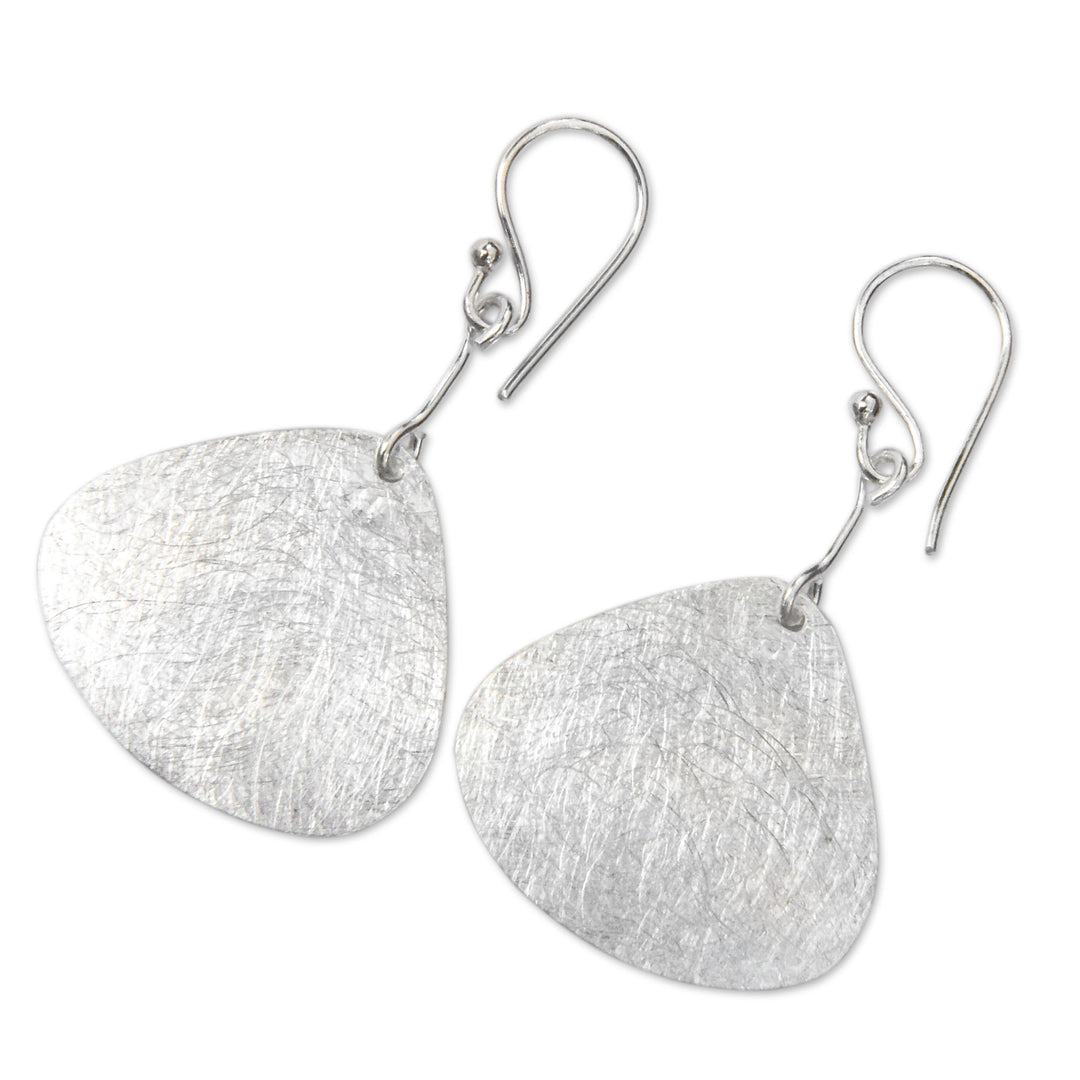 Artisan Crafted Sterling Silver Earrings from Bali - Butterfly Wings