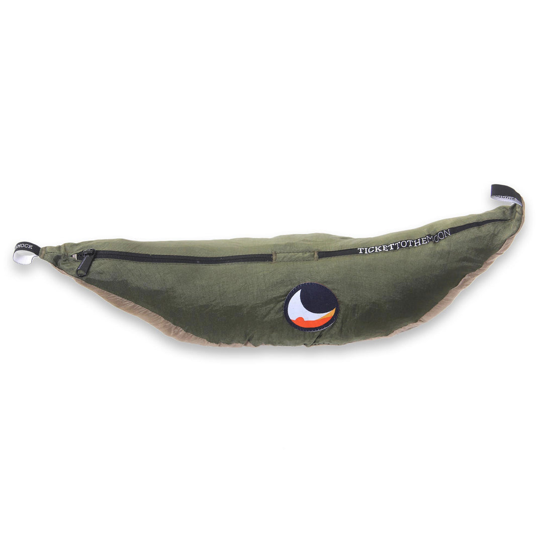 Portable Parachute Fabric Hammock Khaki Army Green (Single) - Jungle Dreams