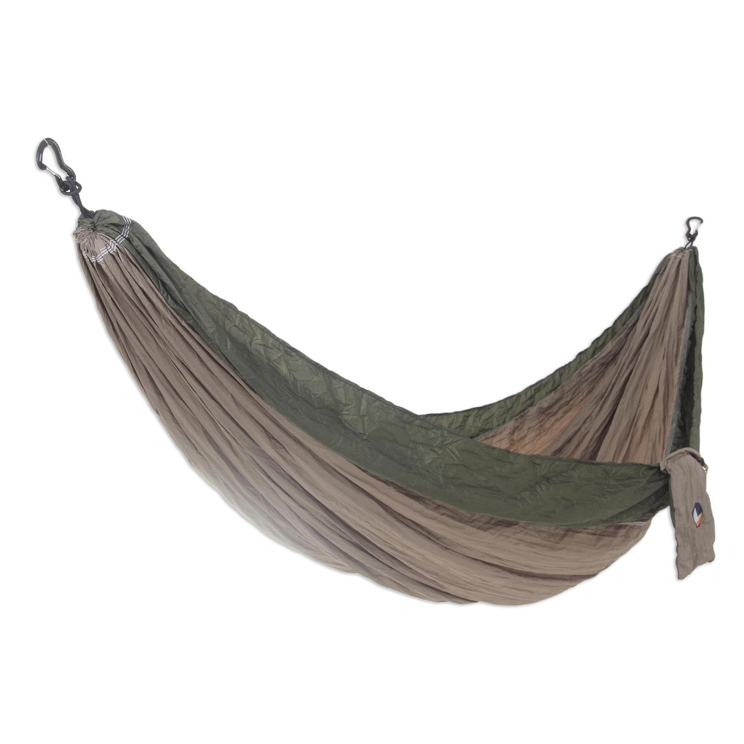 Portable Parachute Fabric Hammock Khaki Army Green (Double) - Jungle Dreams
