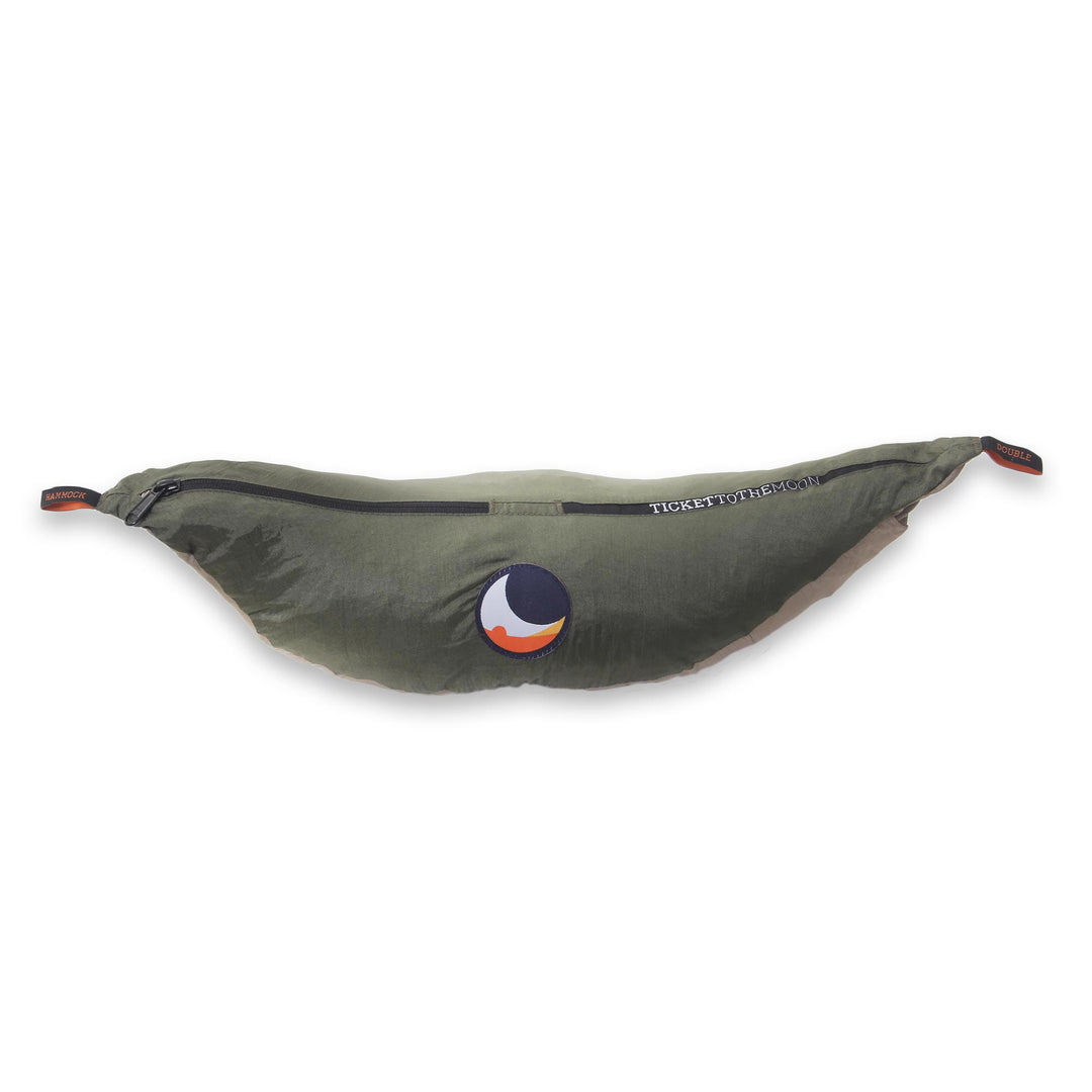Portable Parachute Fabric Hammock Khaki Army Green (Double) - Jungle Dreams