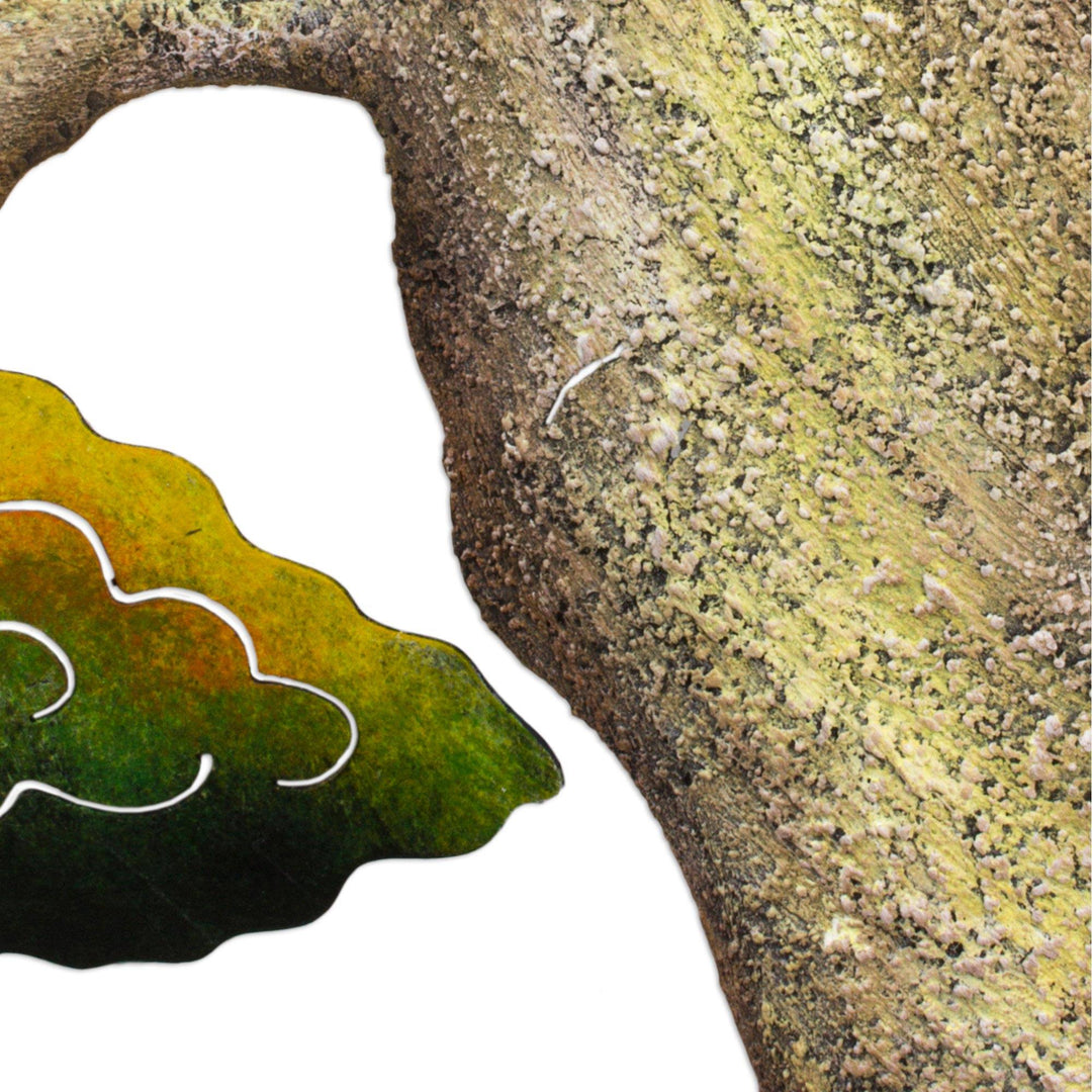 Handcrafted Mexico Steel Wall Sculpture of a Tree - Sunny Bonsai