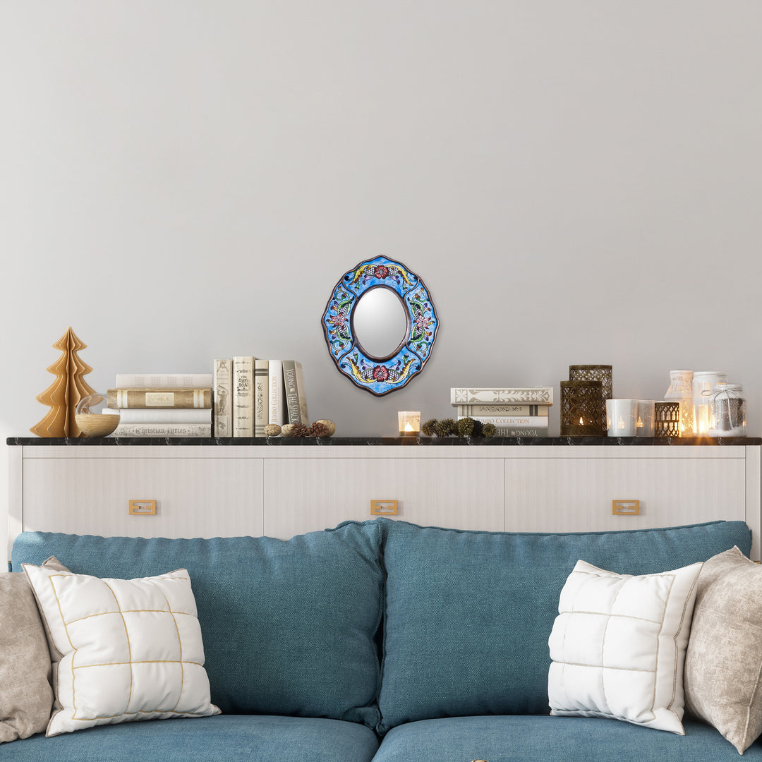 Blue Colonial Wreath