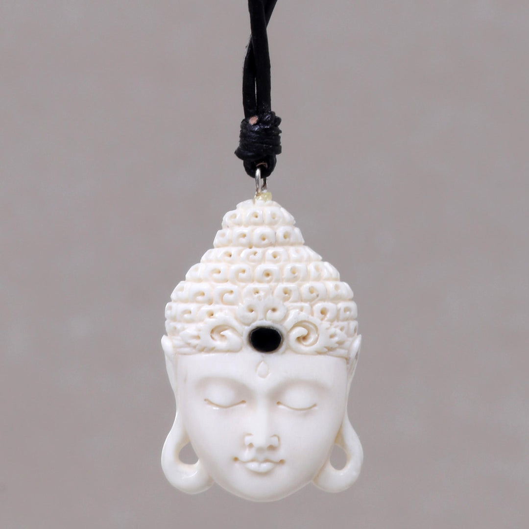 White Buddha Head