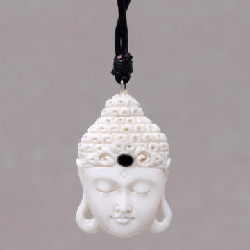 White Buddha Head