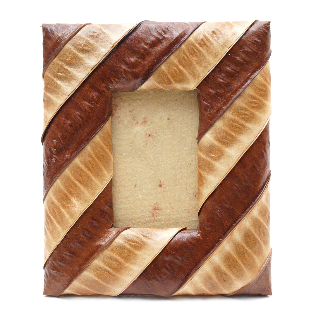 Artisan Crafted Natural Fibers Photo Frame (2x3) - Lamtoro Lurik