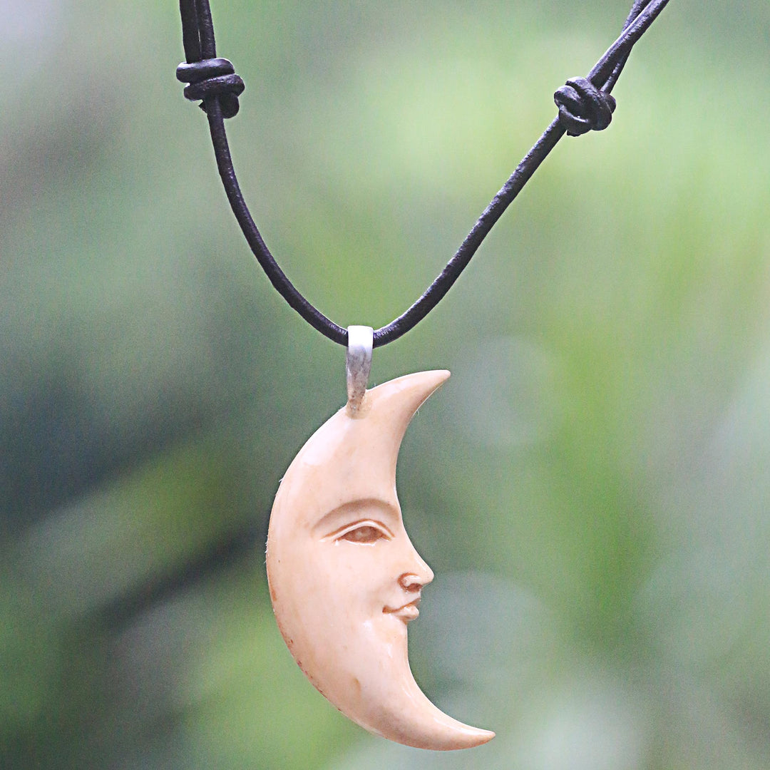 Serene Crescent Moon