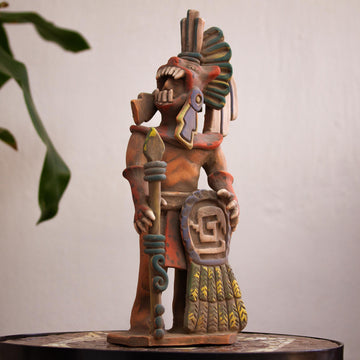 Fierce Aztec Jaguar Warrior