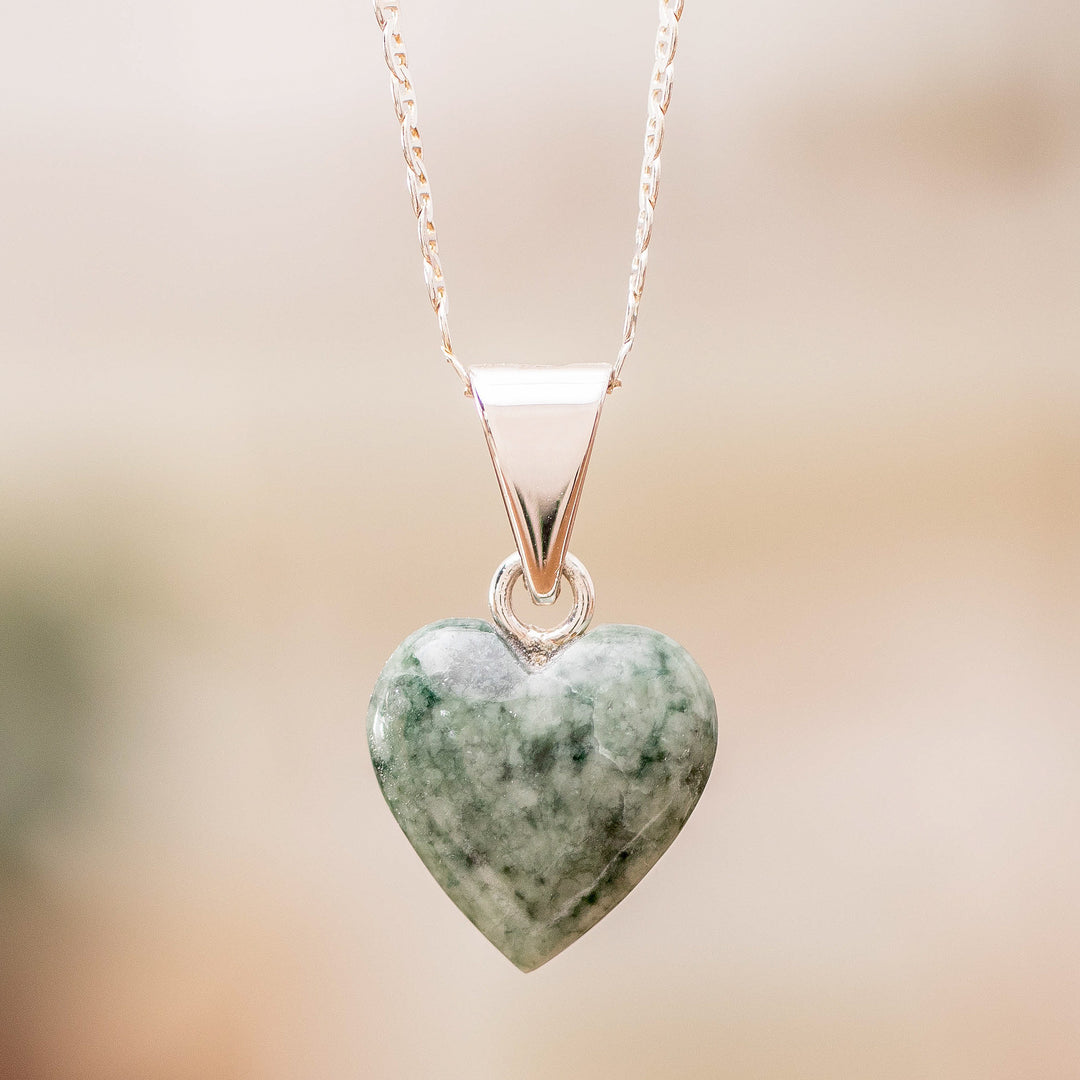 Mayan Heart in Light Green