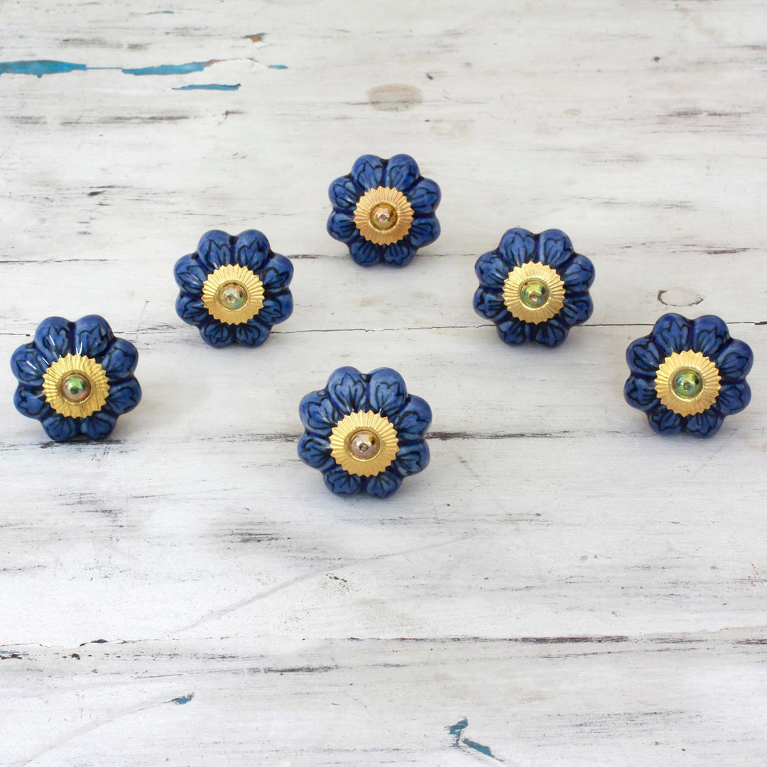 Flower Harmony in Blue