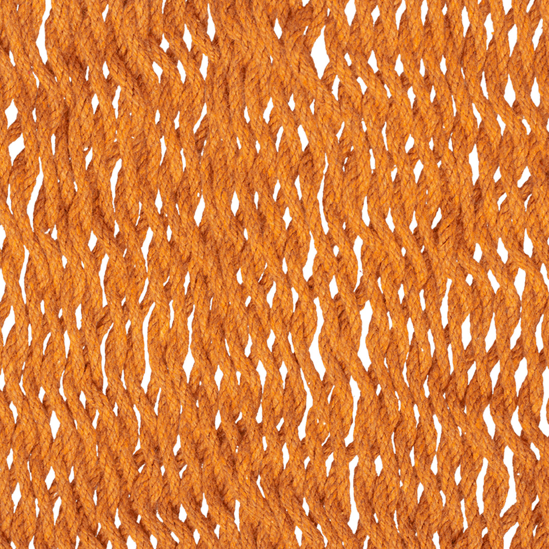 Solid Maya Orange Hand Woven Cotton Hammock (Single) - Mango Paradise