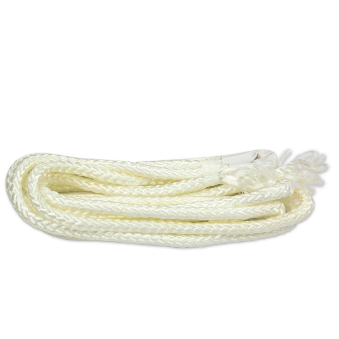 Black & Ivory Hand Woven Hammock from Mexico - Night Stripes