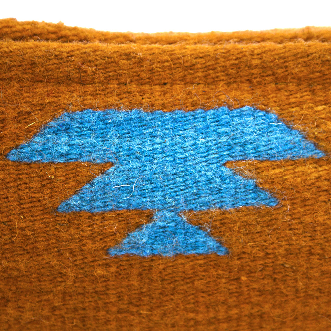 Hand Made Wool Clutch Handbag Sunrise from Mexico - Autumn Sunrise