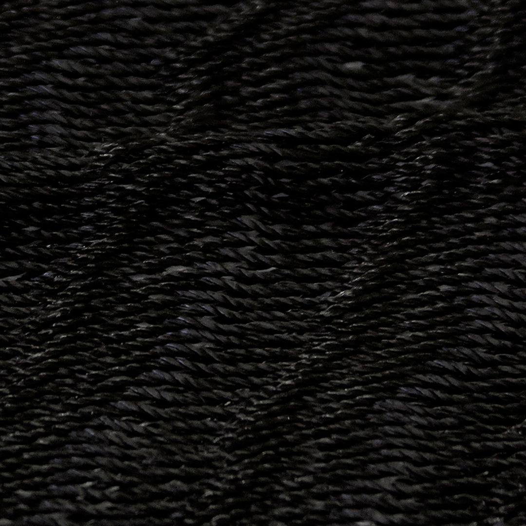 Hand Woven Nylon Black Hammock (Single) from Mexico - Black Relaxation