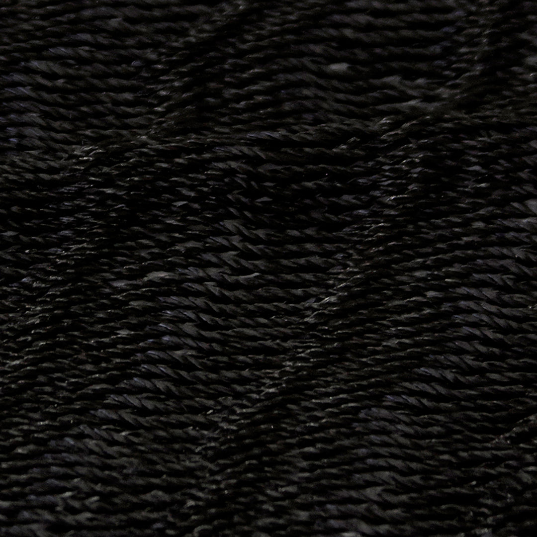 Hand Woven Nylon Black Hammock (Double) from Mexico - Black Relaxation