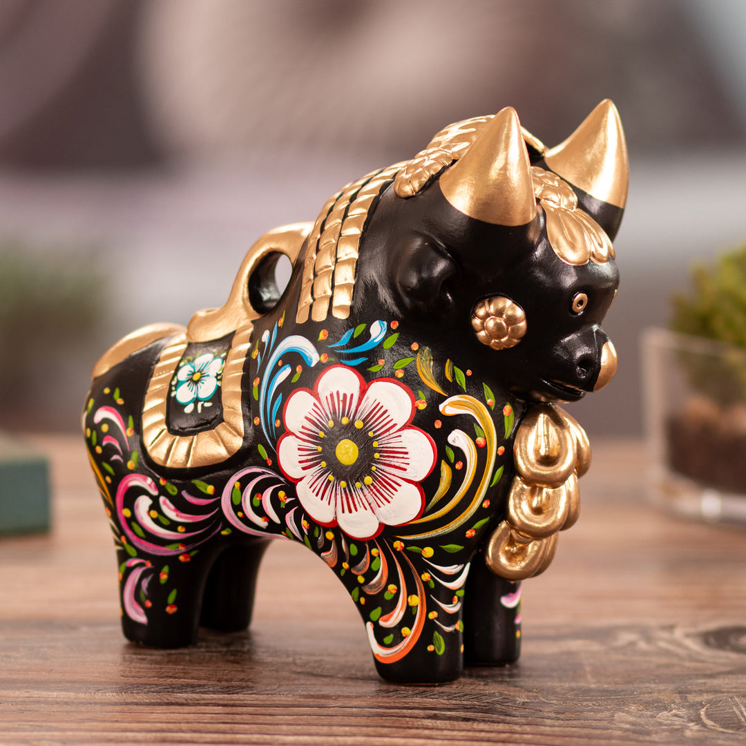 Big Colorful Pucara Bull