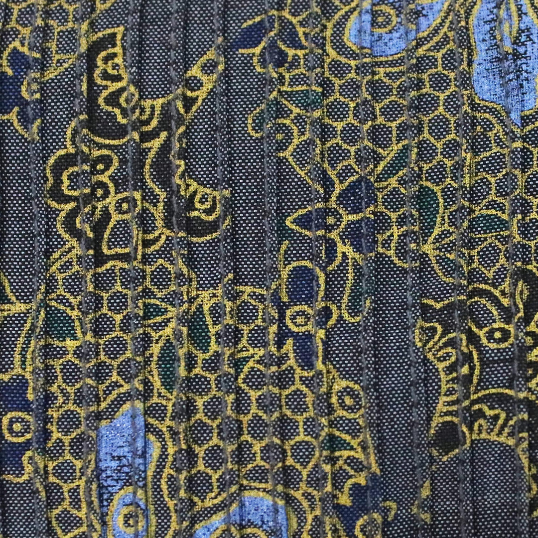 Rayon Silk Blend Jewelry Roll in Grey Floral - Slate Floral Journey