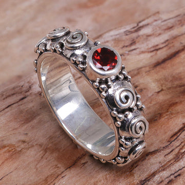 Swirls of Joy in Red