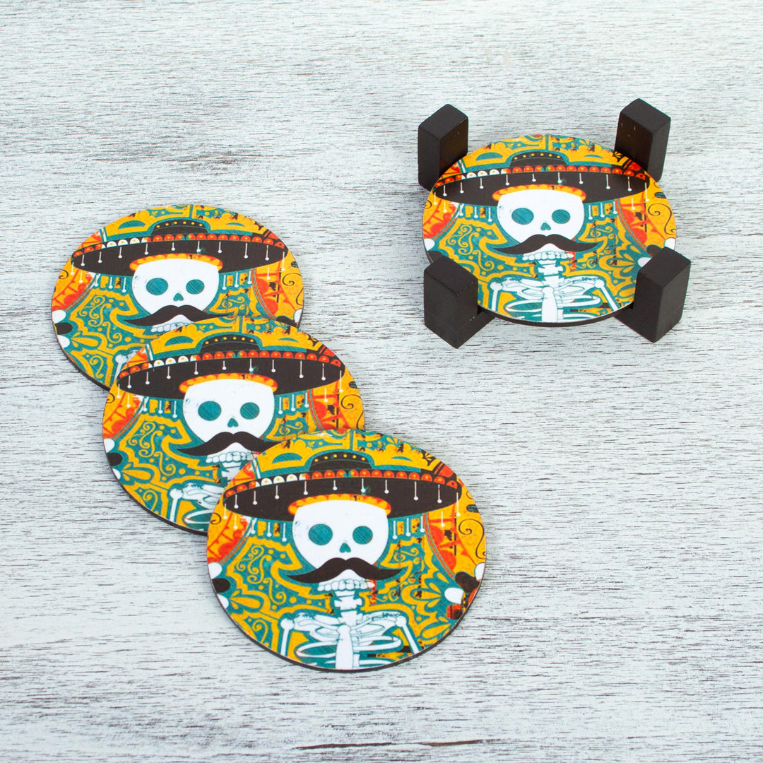 Mustachioed Skull