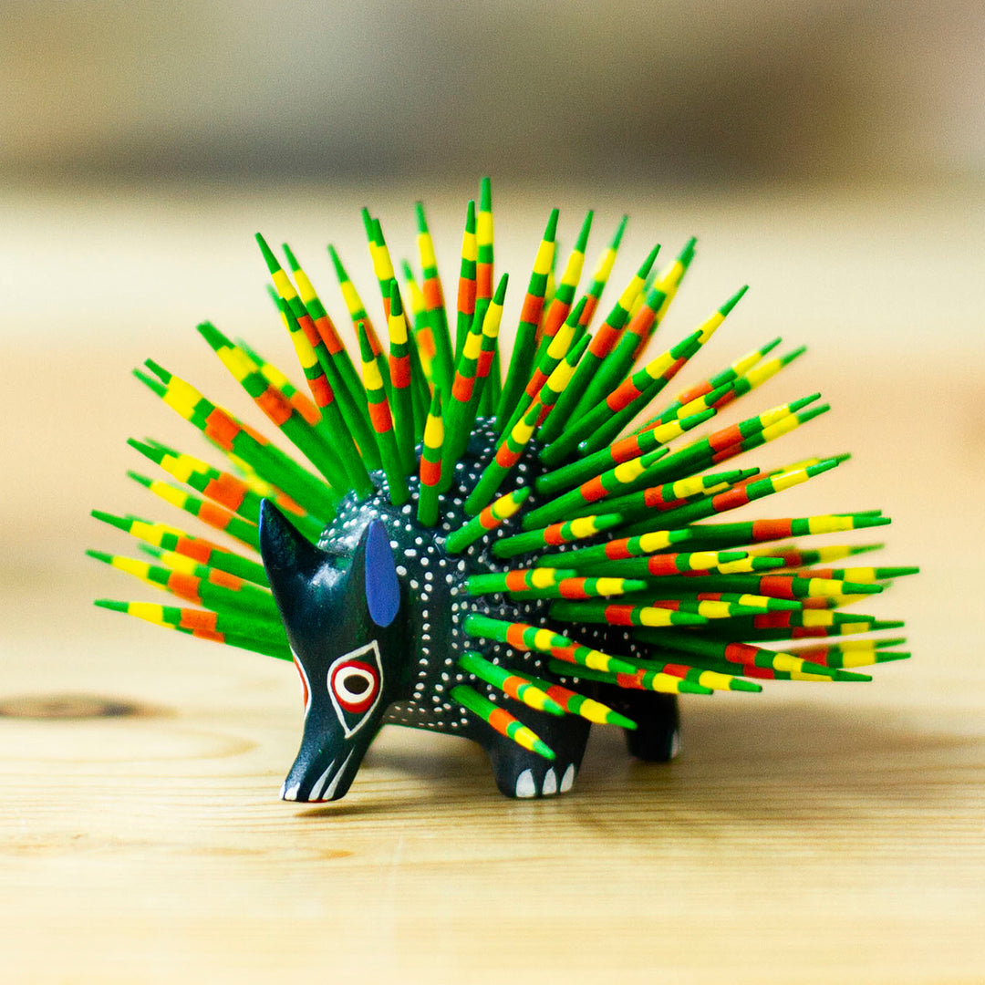 Cute Porcupine in Green