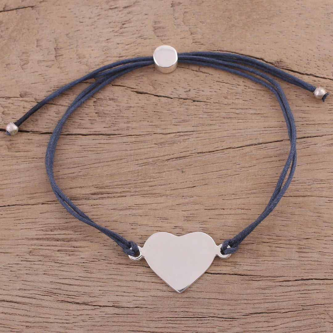 Heartfelt Shimmer in Navy