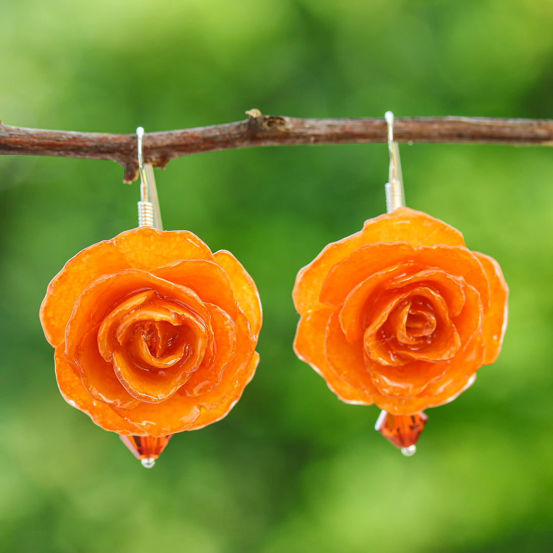 Floral Temptation in Orange
