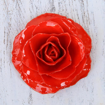 Rosy Mood in Red