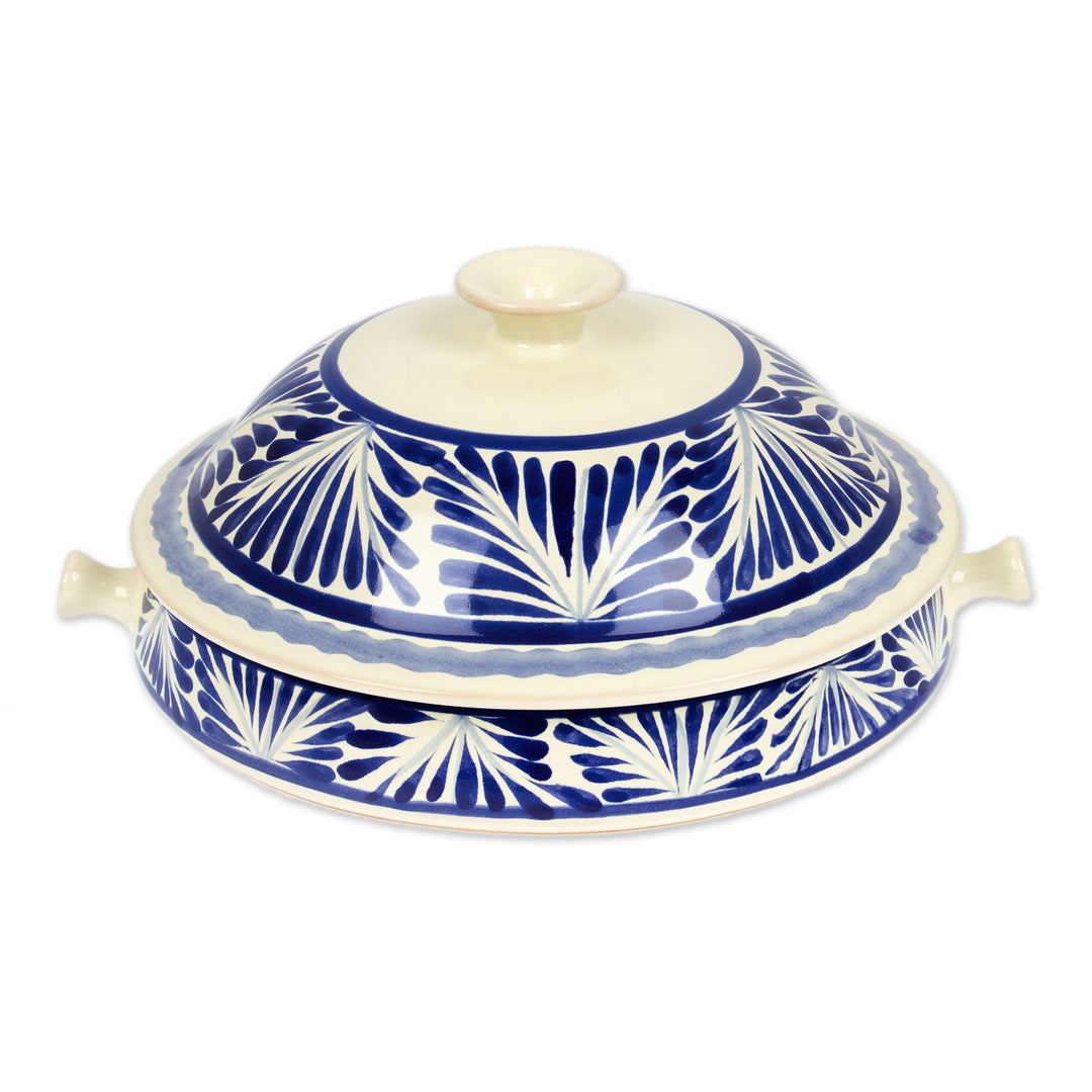Traditional 7.75 Inch Majolica Salsa Bowl from Mexico - Taste of Mexico