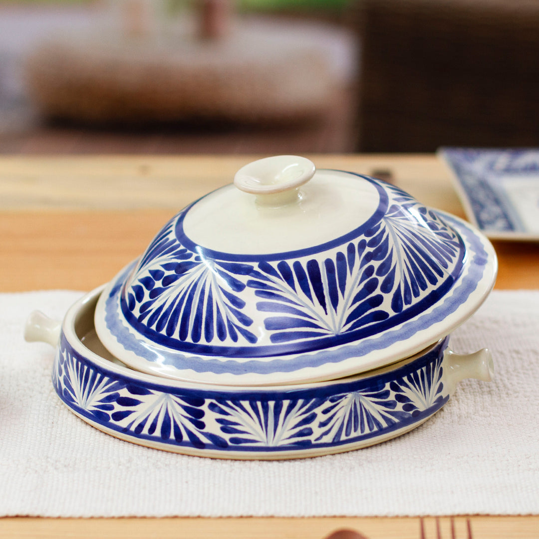 Traditional 7.75 Inch Majolica Salsa Bowl from Mexico - Taste of Mexico