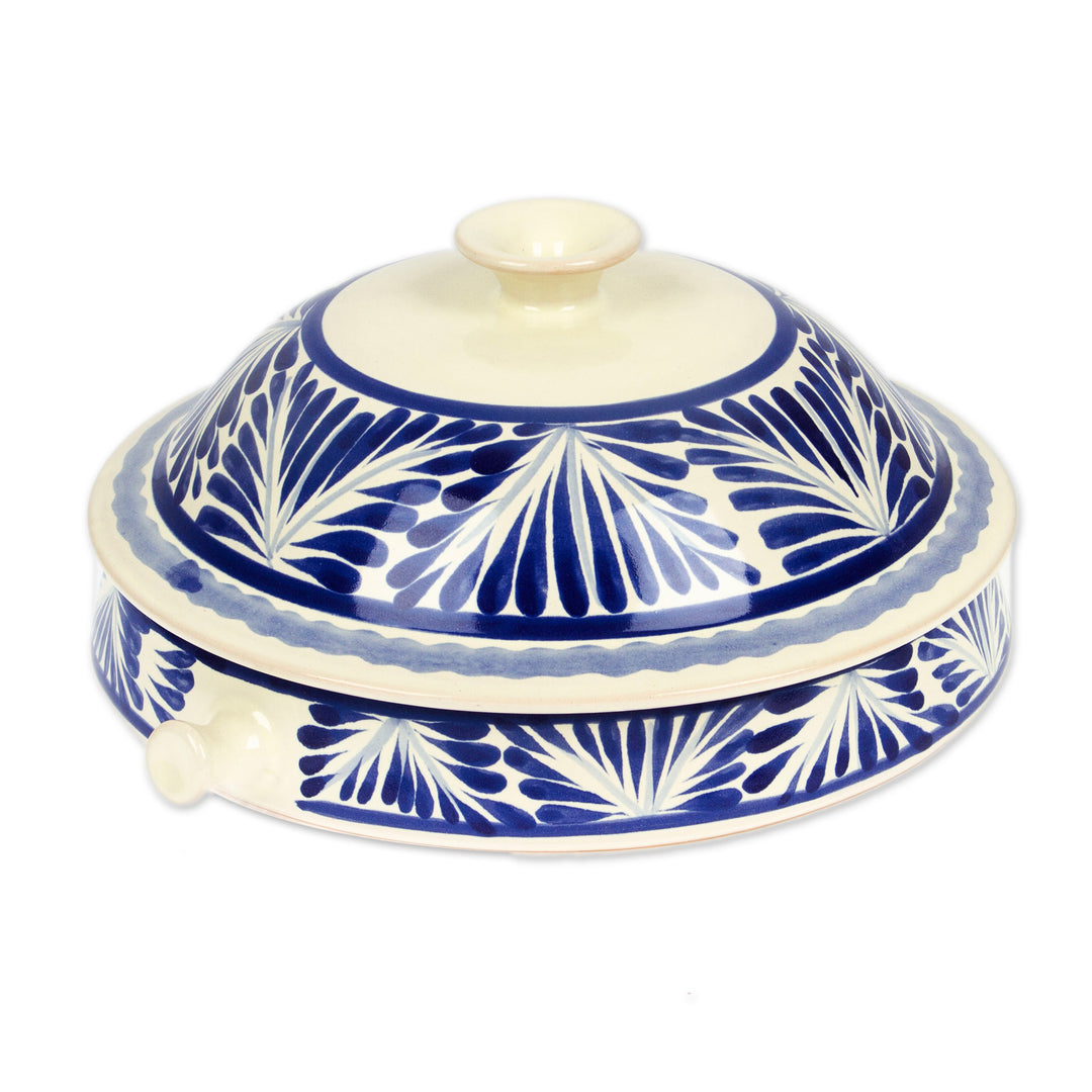 Traditional 7.75 Inch Majolica Salsa Bowl from Mexico - Taste of Mexico