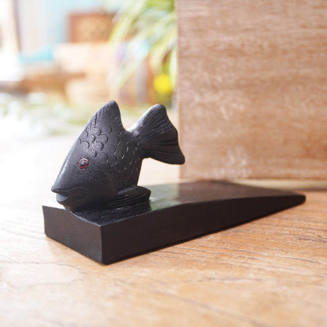 Helpful Goldfish in Black