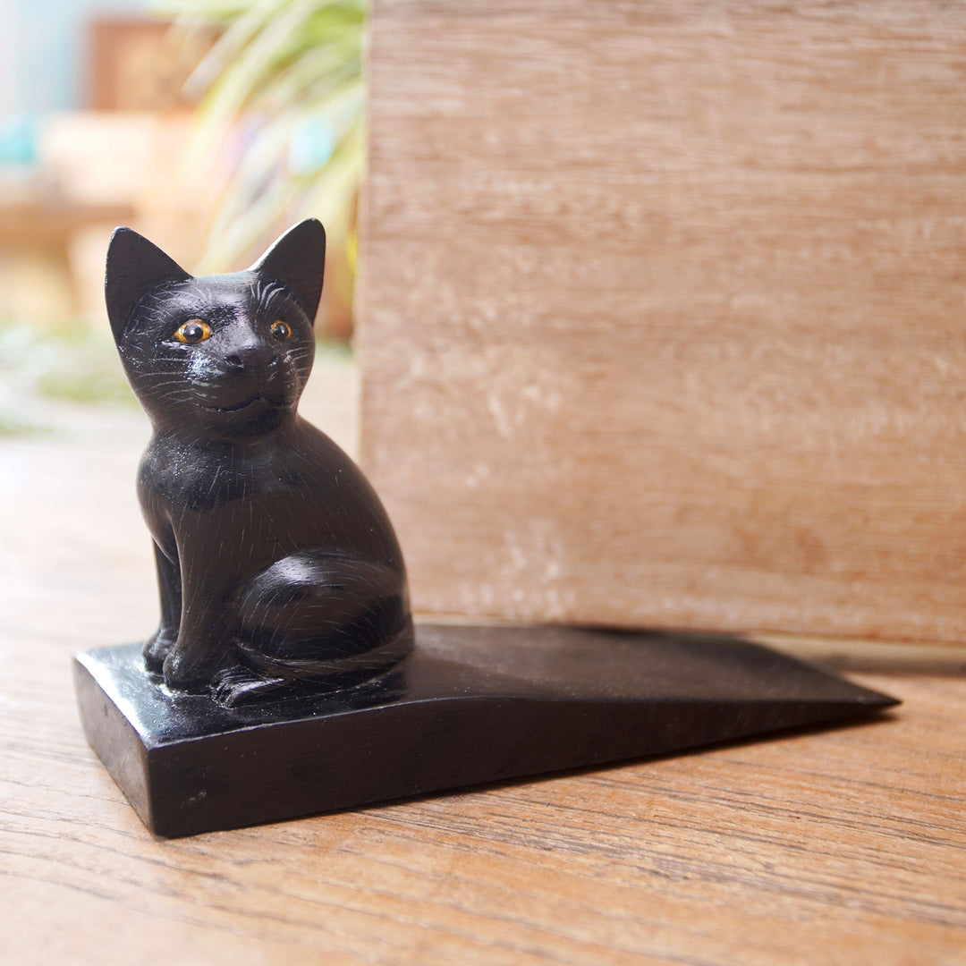 Helpful Kitten in Black