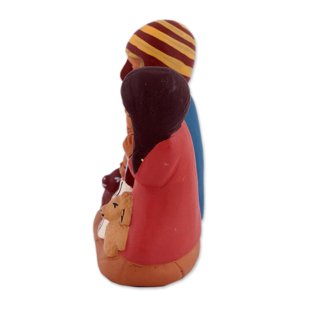 Hand-Painted Cultural Ceramic Nativity Scene from the Andes - Andean Home