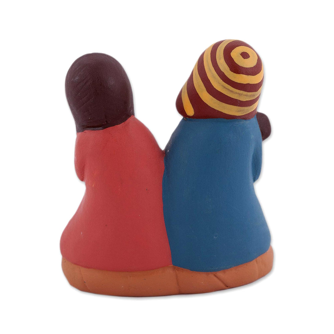 Hand-Painted Cultural Ceramic Nativity Scene from the Andes - Andean Home