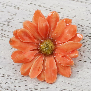 Let It Bloom in Tangerine