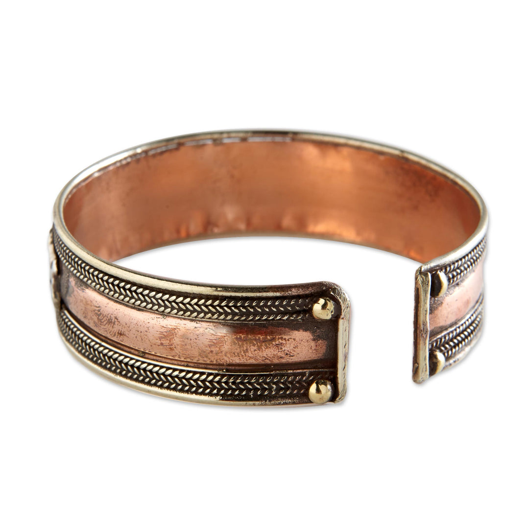 Tibetan Mantra Copper Bracelet - Tibetan Mantra