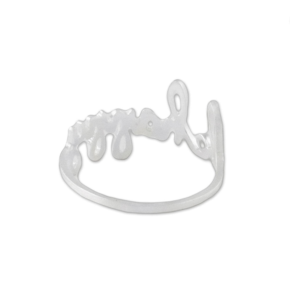 Inspirational Sterling Silver Band Ring from Thailand - Gleaming Happiness