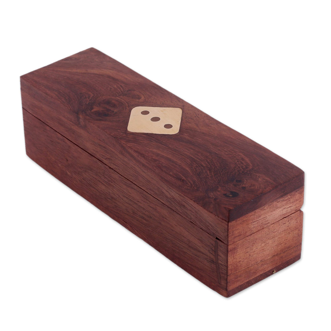Handcrafted Wood Dice (Set of 5) from India - Delightful Chance