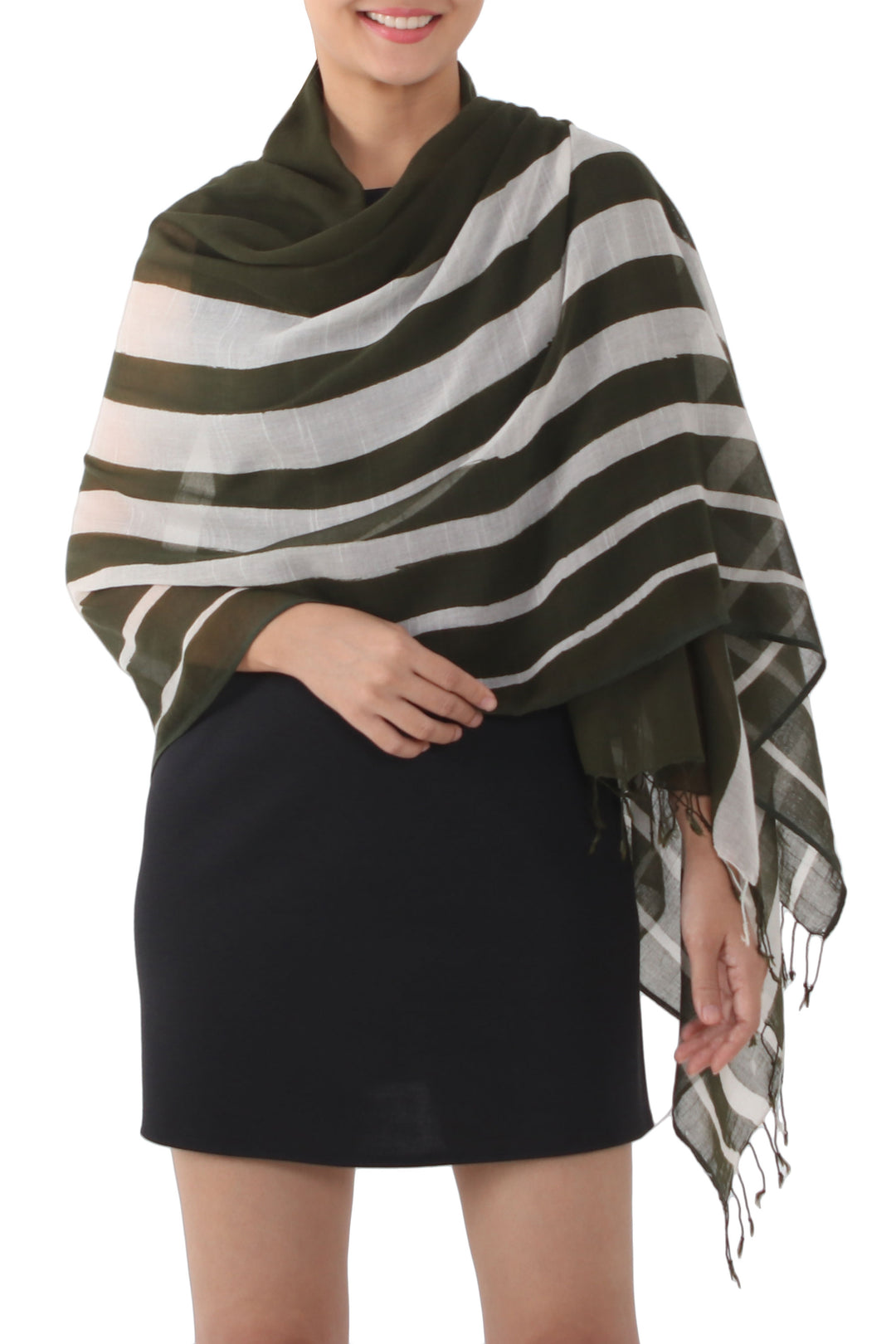 Cool Stripes in Olive